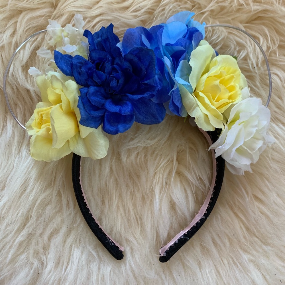 Floral Disney Mickey Ears
